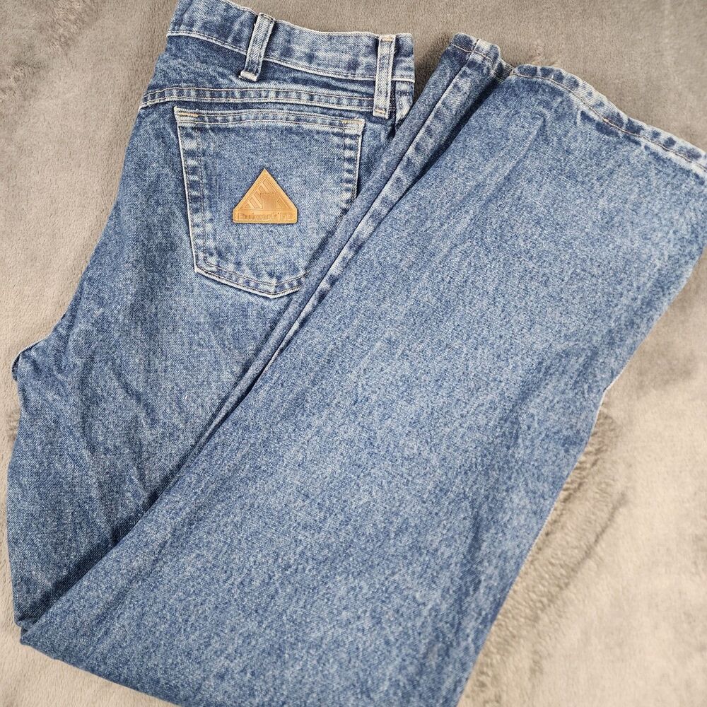 Bulwark FR Flame Resistant Jeans Mens 34x34 Straight Leg Cotton Denim Workwear